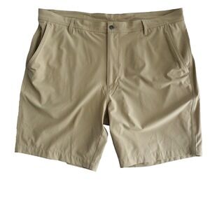 Footjoy Golf Shorts Men's Sz 40 (actual 42X9) Beige Performance Lightweight